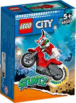 LEGO CITY Motocykl kaskaderski brawurowego skorpiona 60332