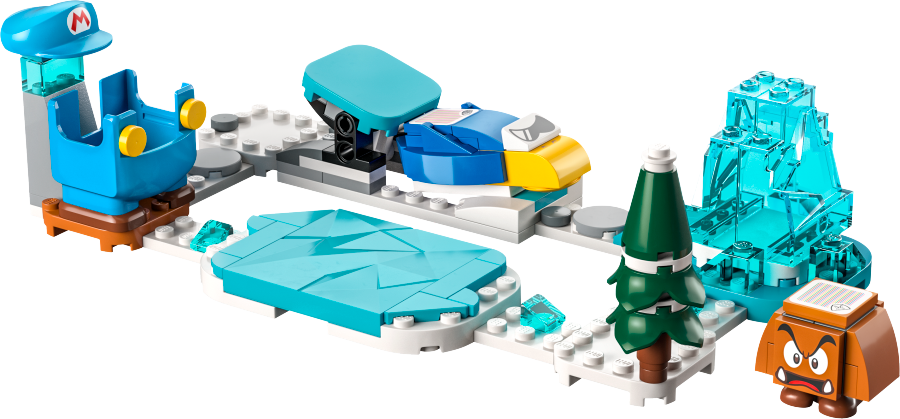 LEGO SUPER MARIO Mario – lodowy strój i kraina lodu – zestaw rozszerzający 71415