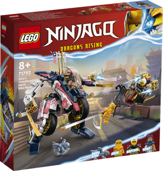 LEGO NINJAGO Mech Sory zmieniający się w motocykl wyścigowy 71792