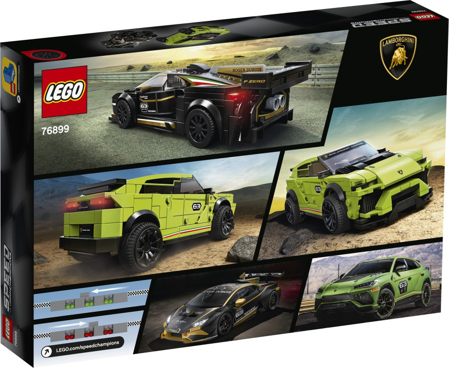 LEGO SPEED CHAMPIONS  Lamborghini Urus ST-X i Lamborghini Huracan Sport Trofeo EVO 76899