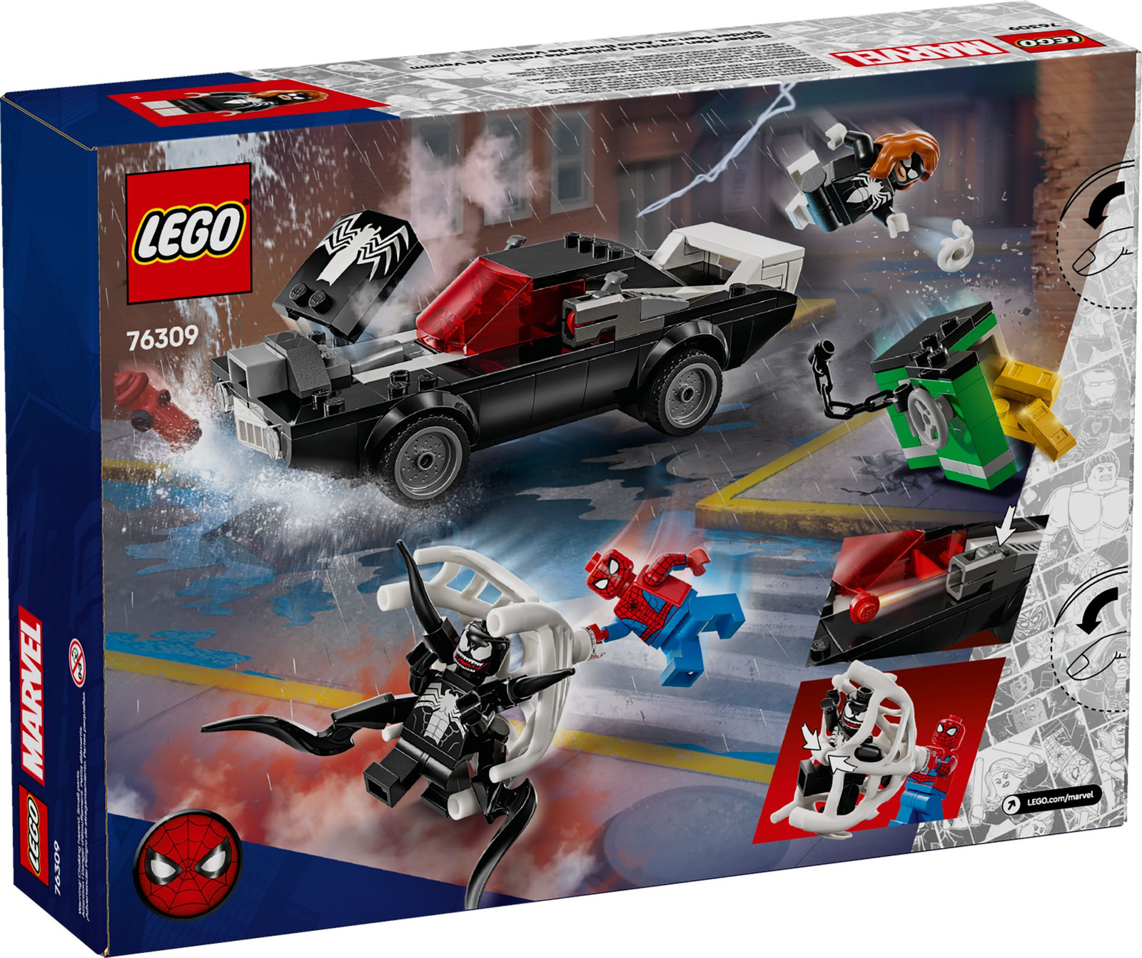 Lego Super Heroes 76309 Spider-Man kontra muscle car Venoma