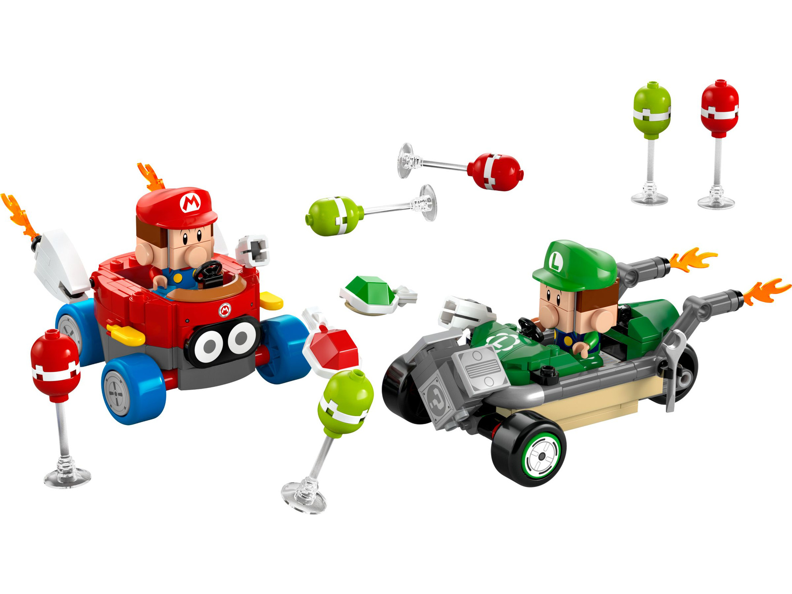 Lego Super Mario 72034 Baby Mario kontra Baby Luigi - Mario Kart
