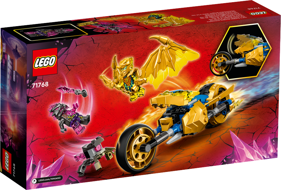 LEGO NINJAGO Złoty smoczy motocykl Jaya 71768