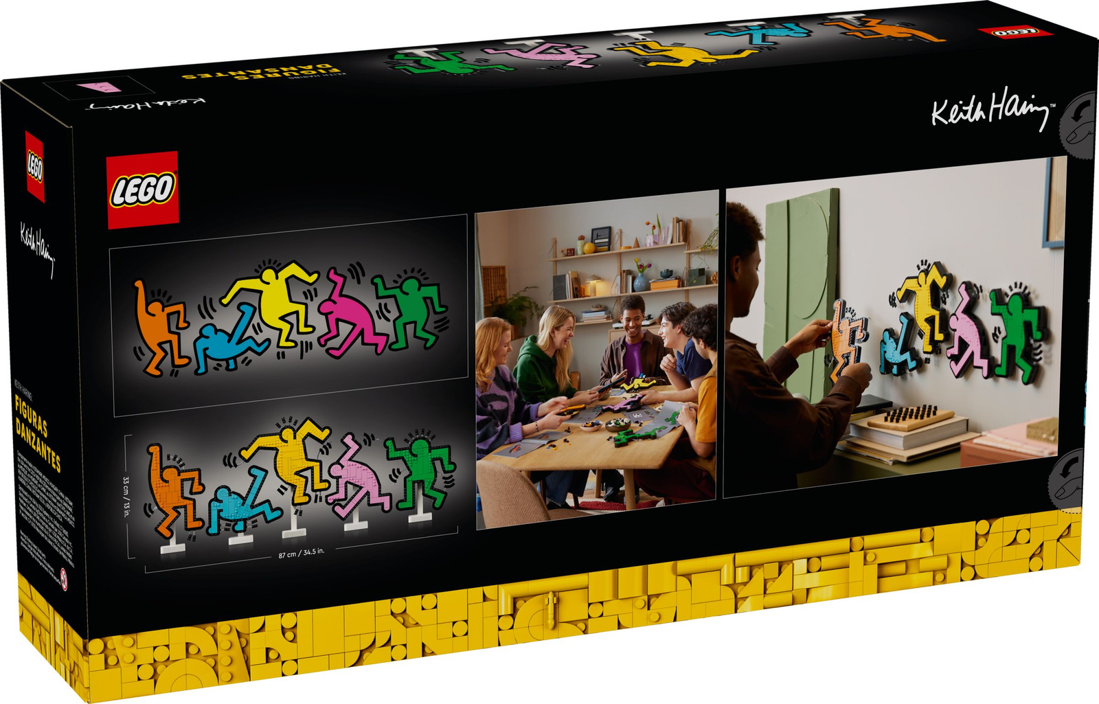 Lego Art 31216 Keith Haring tańczące postacie