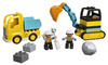 LEGO DUPLO Ciężarówka i koparka gąsienicowa 10931