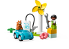 LEGO DUPLO Turbina wiatrowa i samochód elektryczny 10985