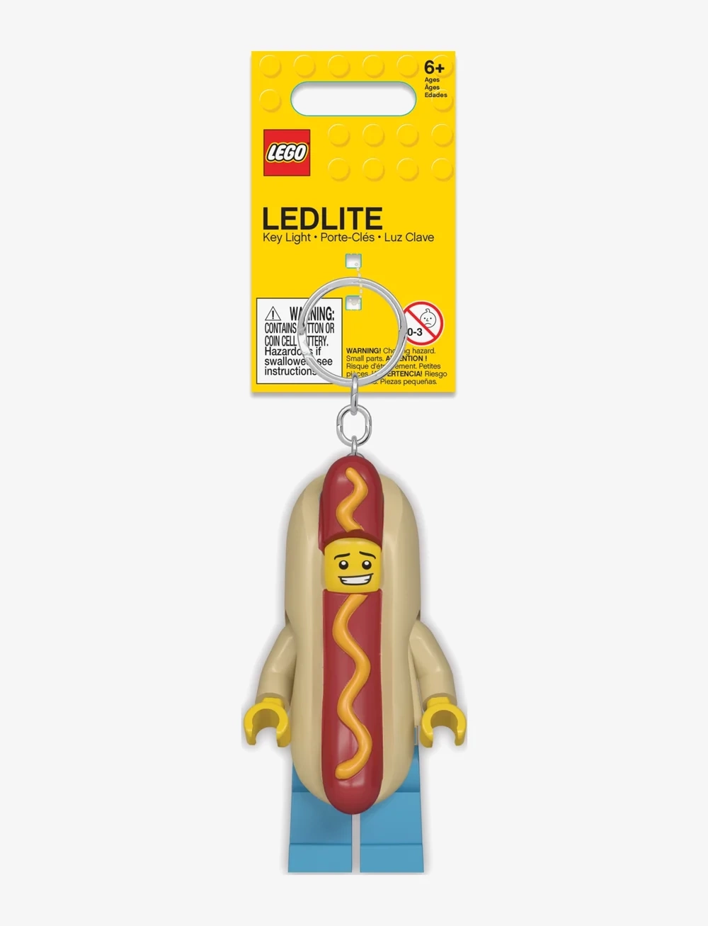 Breloczek lat. LEGO KE119 Hot Dog latarka