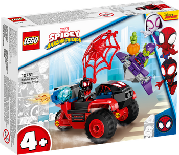 LEGO SUPER HEROES Miles Morales: Technotrójkołowiec Spider-Mana 10781