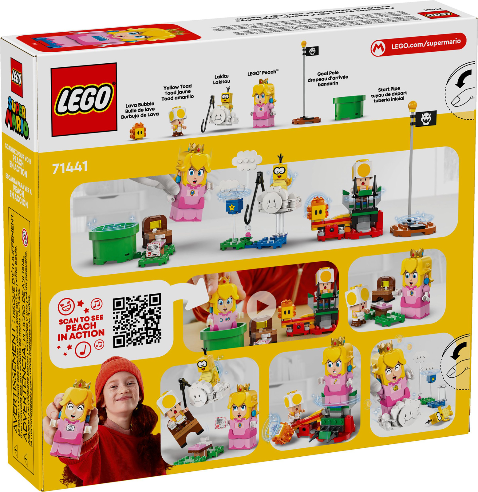 Lego Super Mario 71441 Przygody z interaktywną figurką LEGO Peach