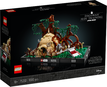 LEGO STAR WARS Diorama: Szkolenie Jedi™ na Dagobah™ 75330