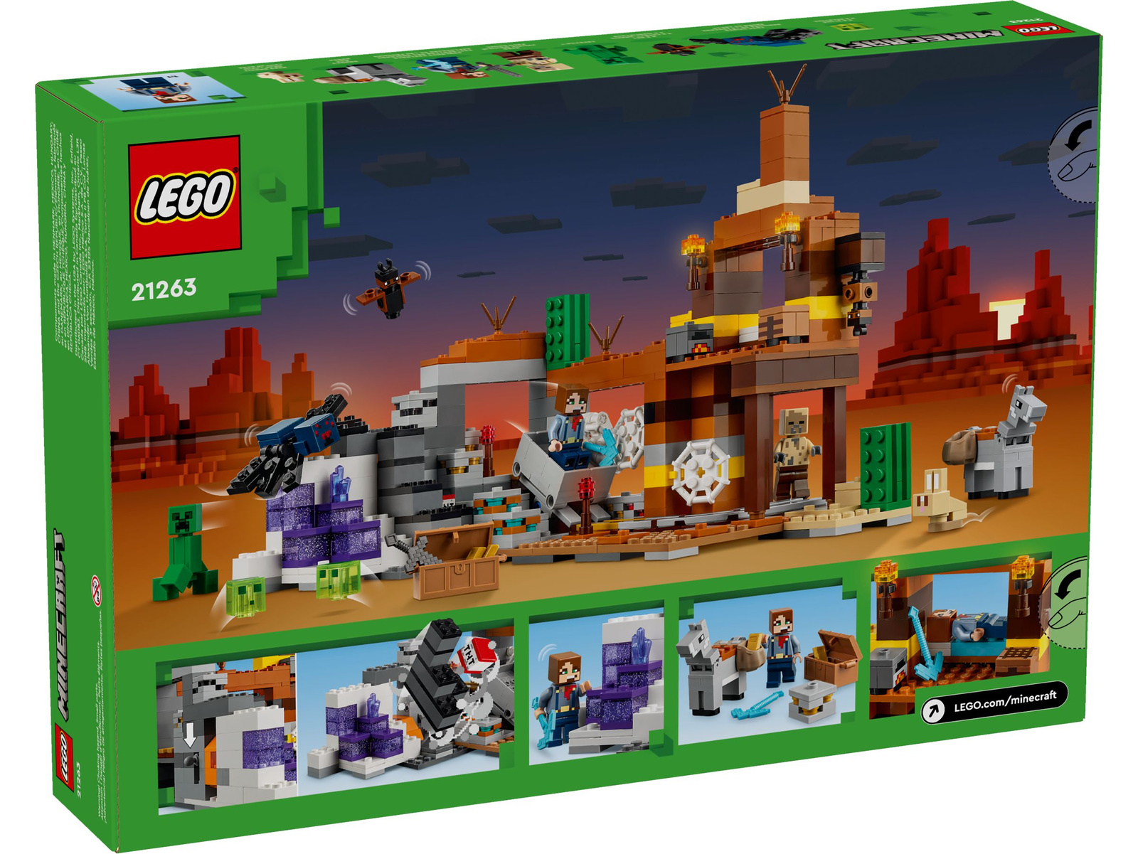 Lego Minecraft 21263 Kopalnia w Badlandach