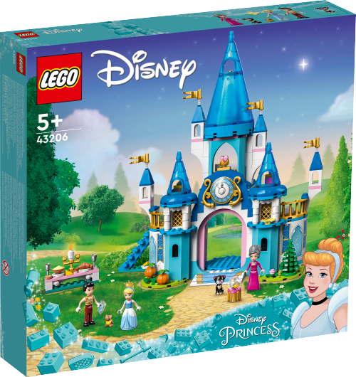 LEGO DISNEY Zamek Kopciuszka i księcia z bajki 43206