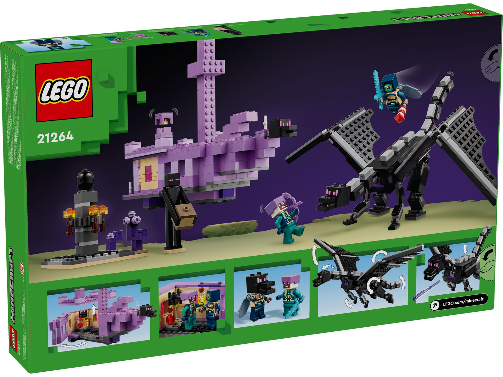Lego Minecraft 21264 Smok Kresu i statek Kresu