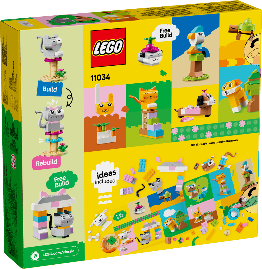LEGO CLASSIC Kreatywne zwierzątka 11034