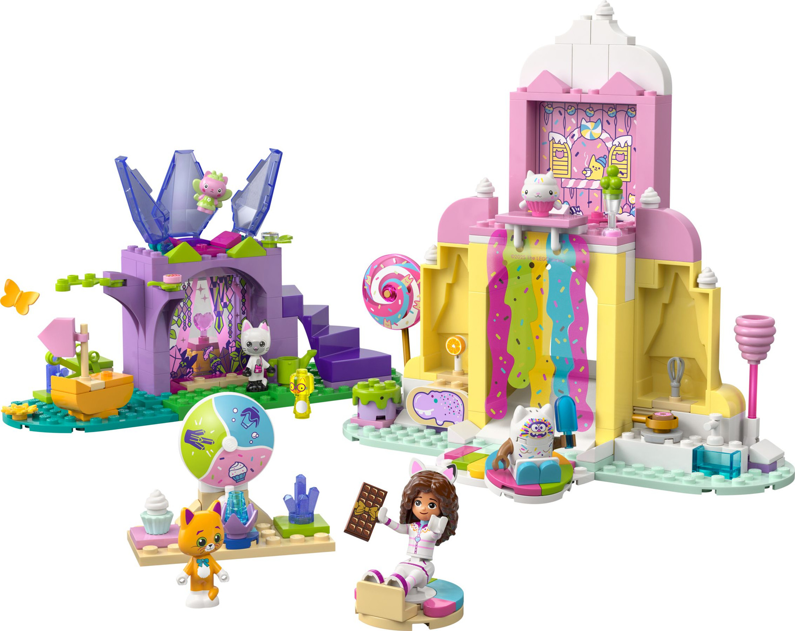 Lego Gabby's Dollhouse 11205 Łakociowa Góra i Kiciowy Ogródek