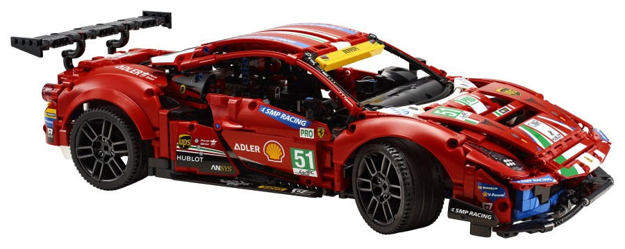 LEGO TECHNIC  Ferrari 488 GTE AF Corse No.51 42125