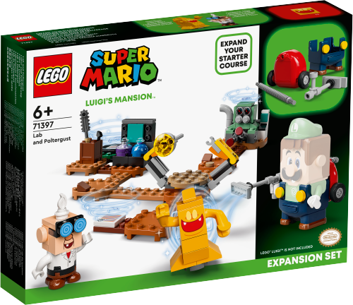 LEGO SUPER MARIO Zestaw rozszerzający Laboratorium w rezydencji Luigiego™ i Poltergust 71397