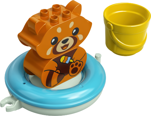 LEGO DUPLO Zabawa w kąpieli: pływająca czerwona panda 10964