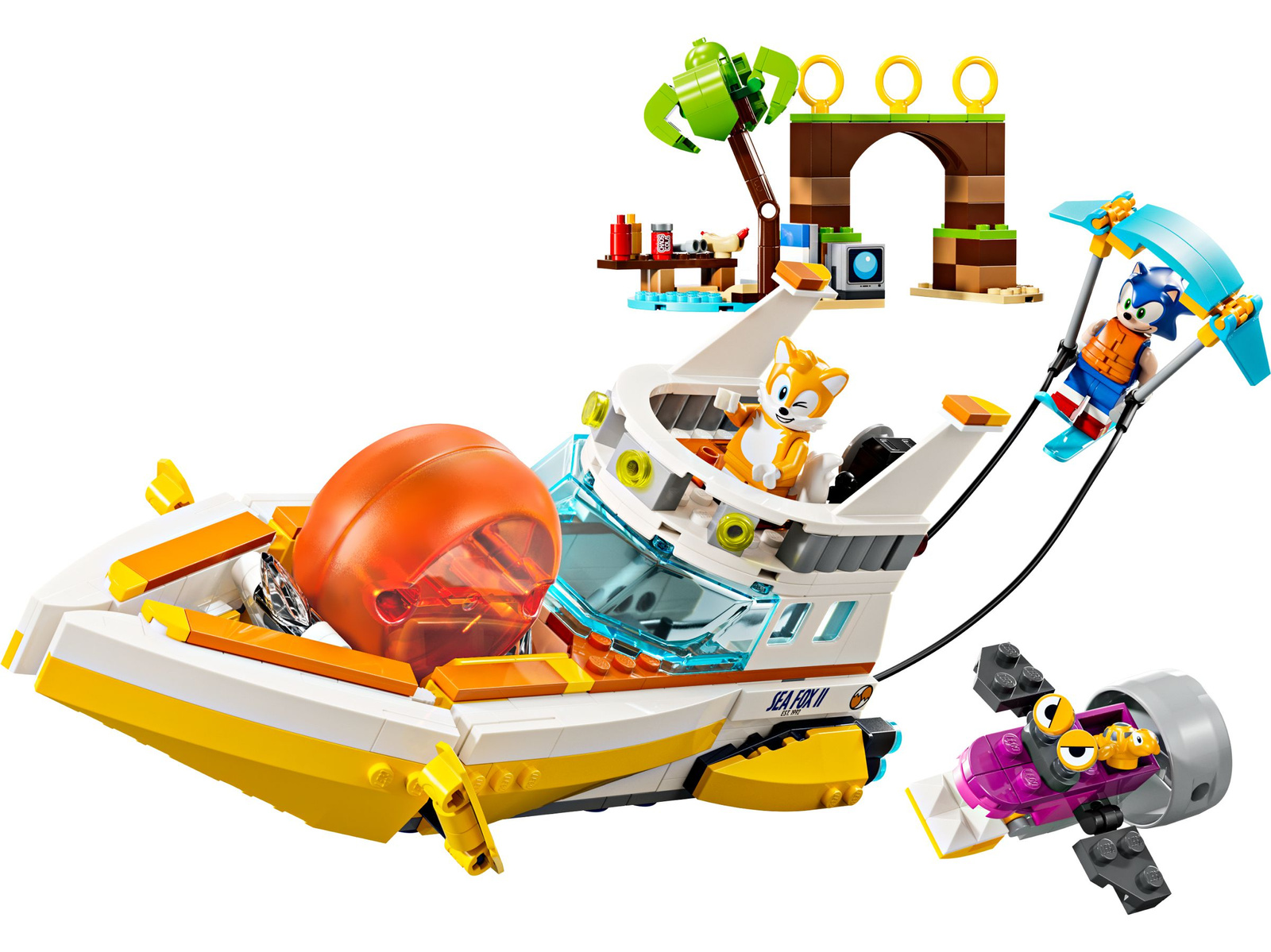 Lego Sonic 76997 Tails i przygoda na łodzi