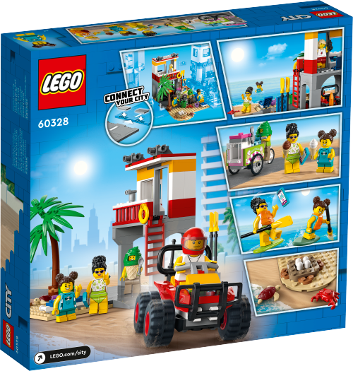 LEGO CITY Stanowisko ratownicze na plaży 60328