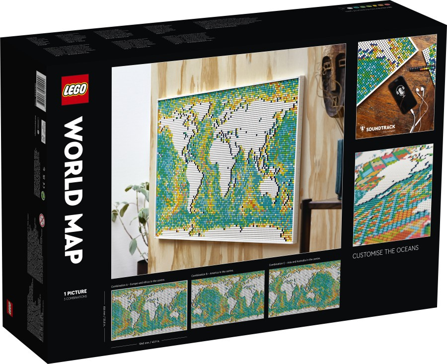 LEGO Art  Mapa Świata 31203