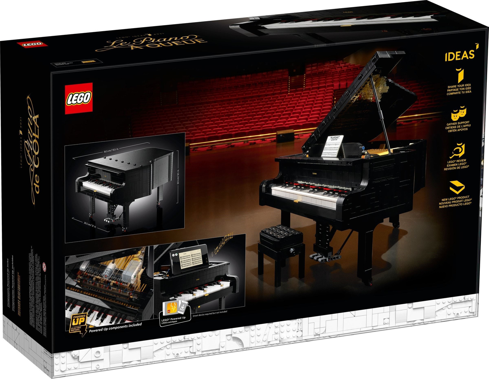 LEGO IDEAS Fortepian  21323