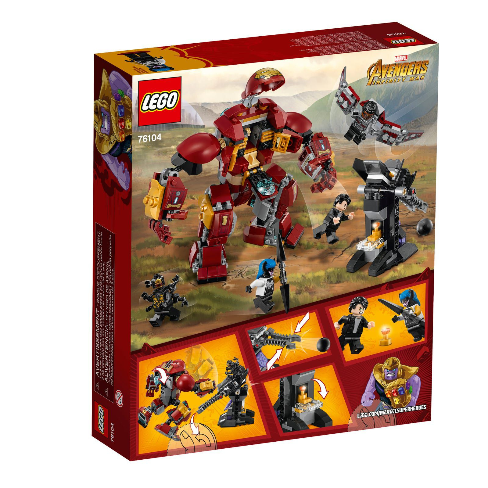 LEGO Super Heroes 76104 Walka w Hulkbusterze