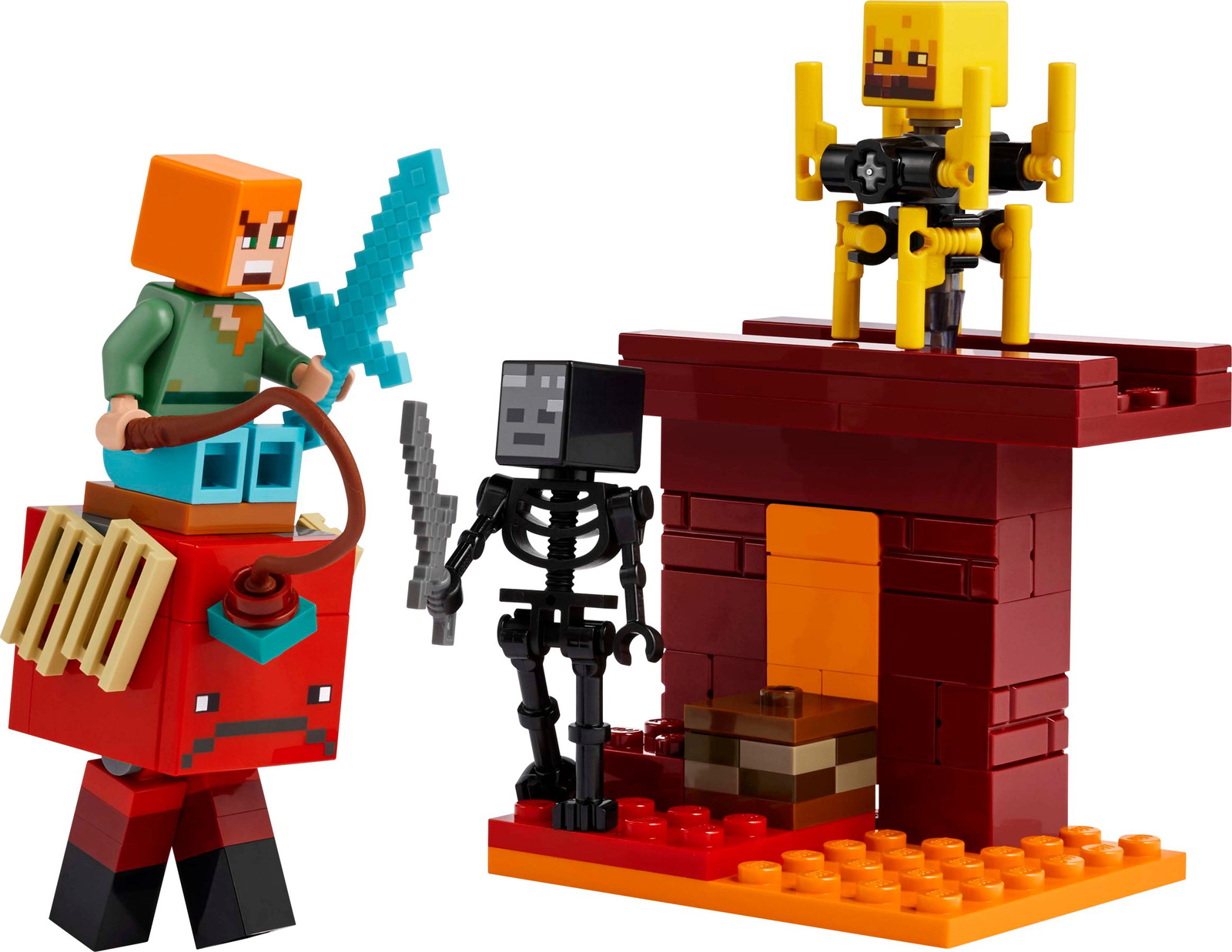 Lego Minecraft 21266 Bitwa na moście Netheru