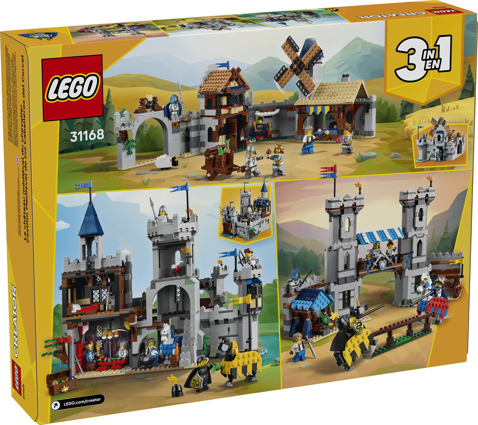 Lego Creator 31168 Średniowieczny zamek rycerzy konnych