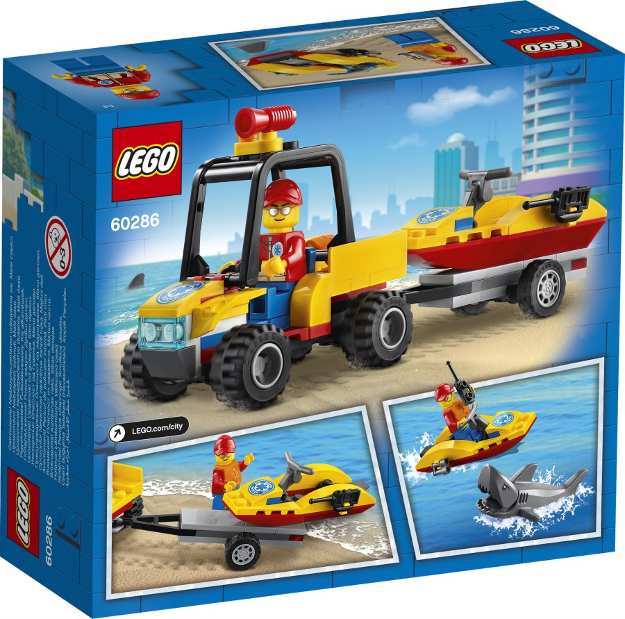 LEGO CITY  Plażowy quad ratunkowy 60286