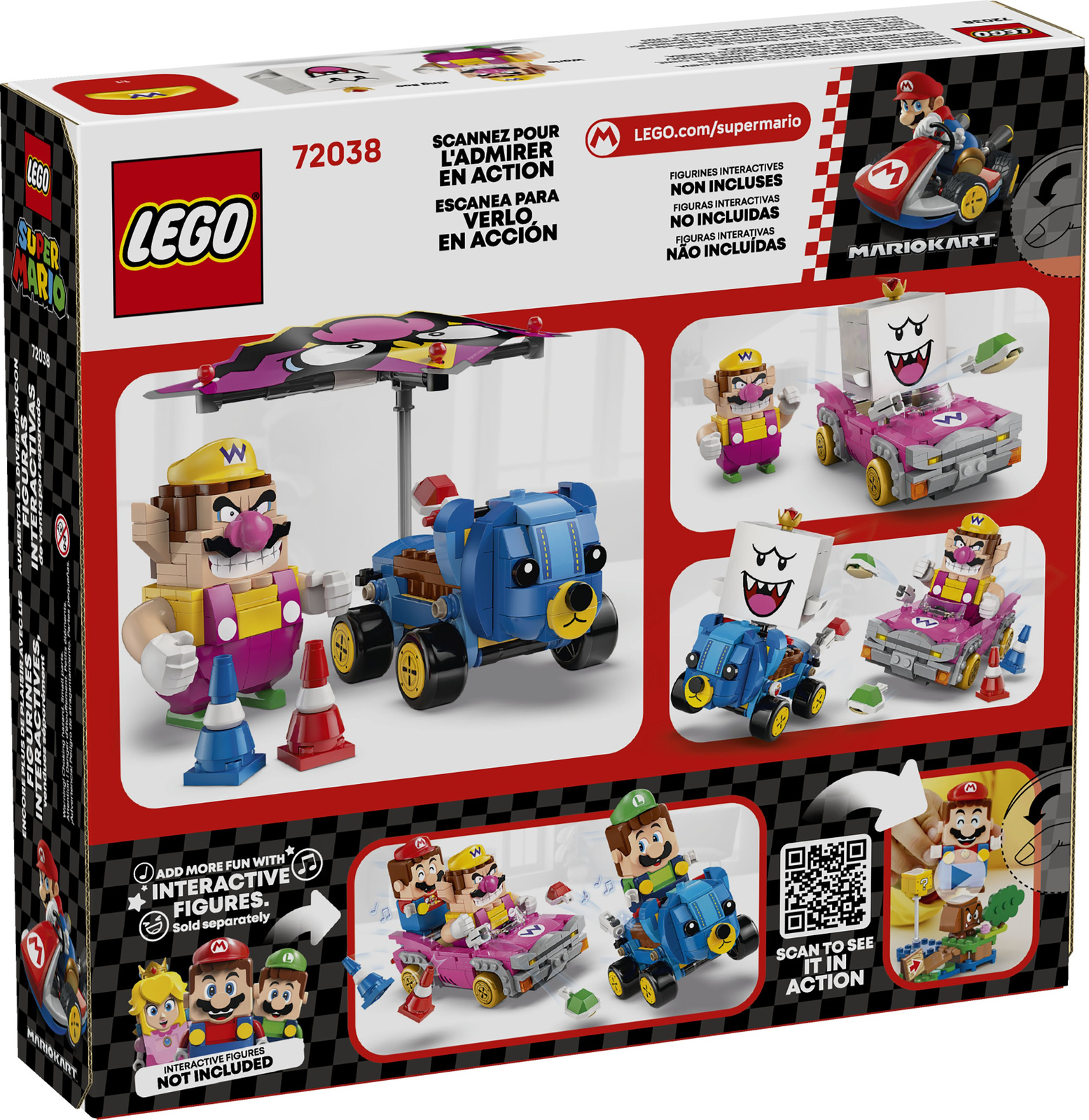 Lego Super Mario 72038 Mario Kart Wario i King Boo