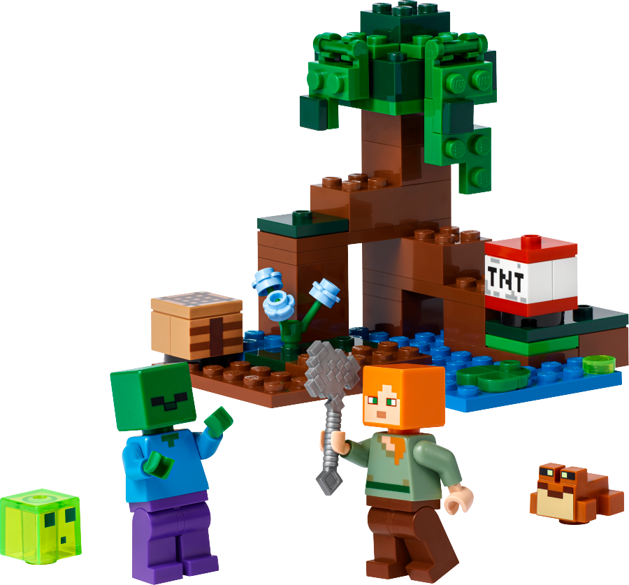 LEGO MINECRAFT Przygoda na mokradłach 21240