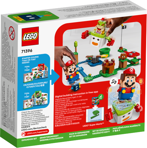 LEGO Zestaw rozszerzający Samochód klauna Bowsera Jr. 71396