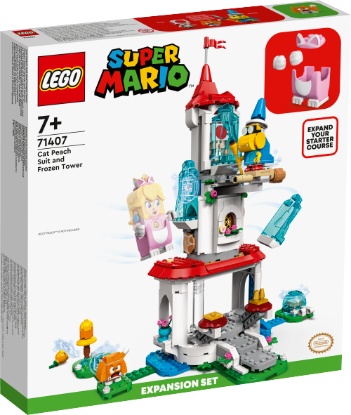 LEGO SUPERMARIO Cat Peach i lodowa wieża — zestaw rozszerzający 71407