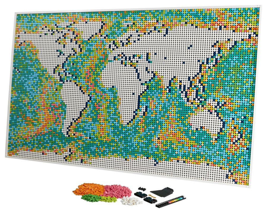 LEGO Art  Mapa Świata 31203