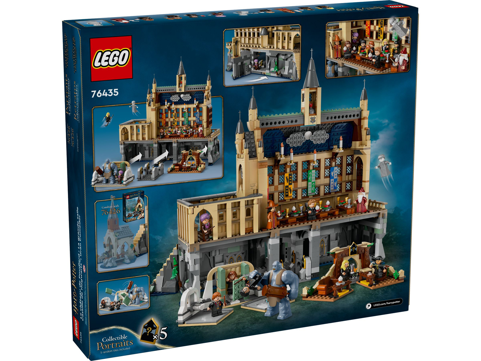 Lego Harry Potter 76435 Zamek Hogwart: Wielka Sala