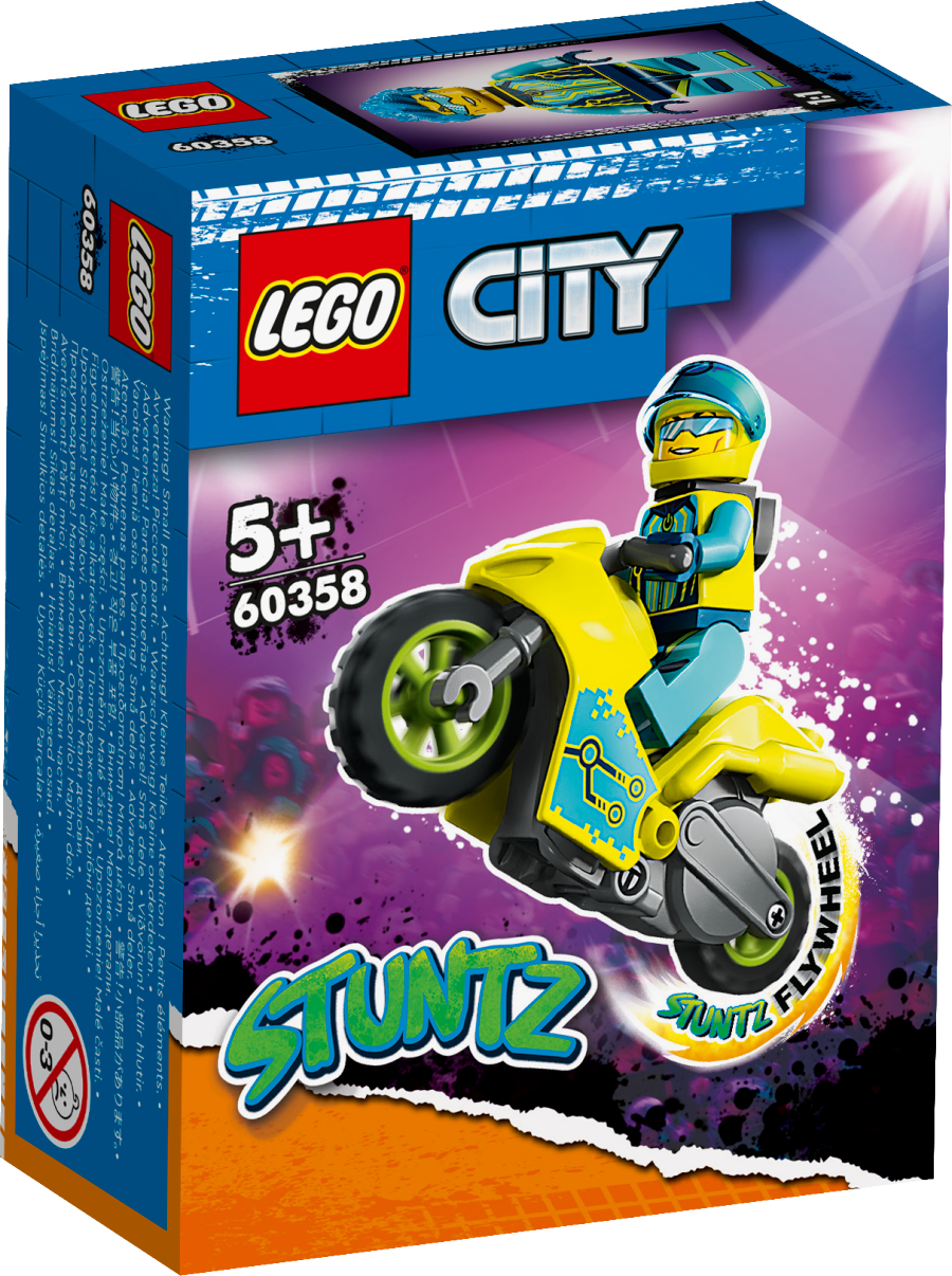 LEGO CITY Cybermotocykl kaskaderski 60358