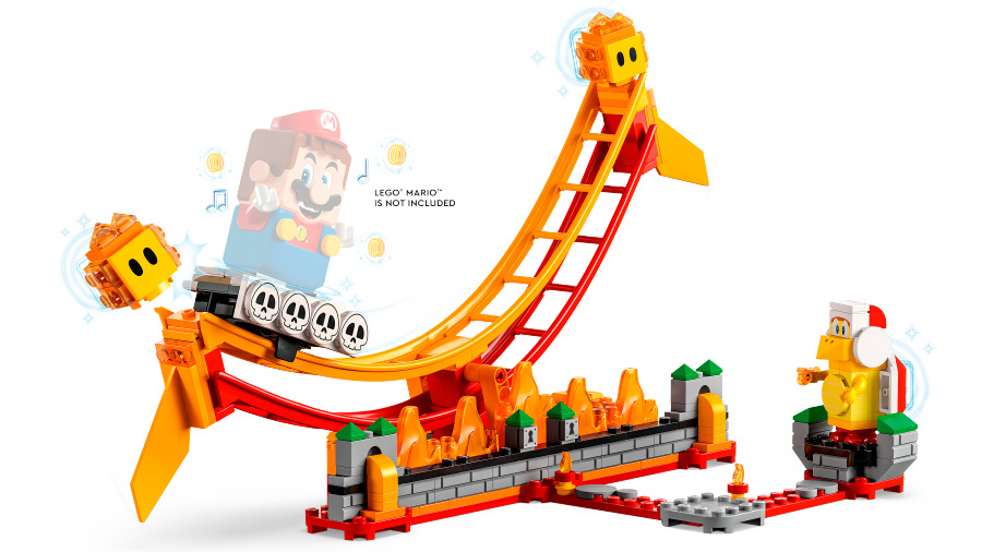 LEGO SUPER MARIO Przejażdżka po fali lawy – zestaw rozszerzający 71416
