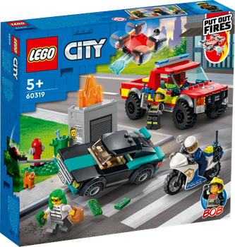 LEGO CITY Akcja strażacka i policyjny pościg 60319