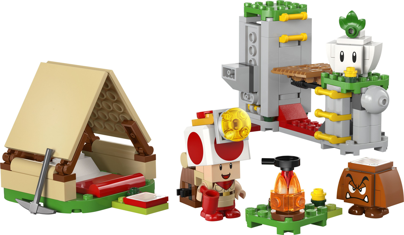 Lego super Mario 72040 Captain Toad i obóz