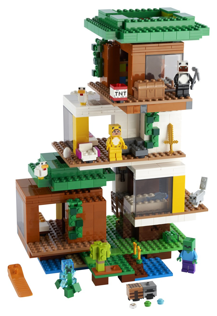 LEGO MINECRAFT  Nowoczesny domek na drzewie 21174