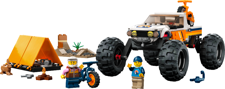 LEGO CITY Przygody samochodem terenowym z napędem 4x4 60387
