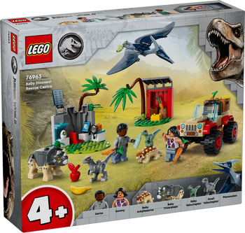 LEGO JURASSIC WORLD Centrum ratunkowe dla małych dinozaurów 76963