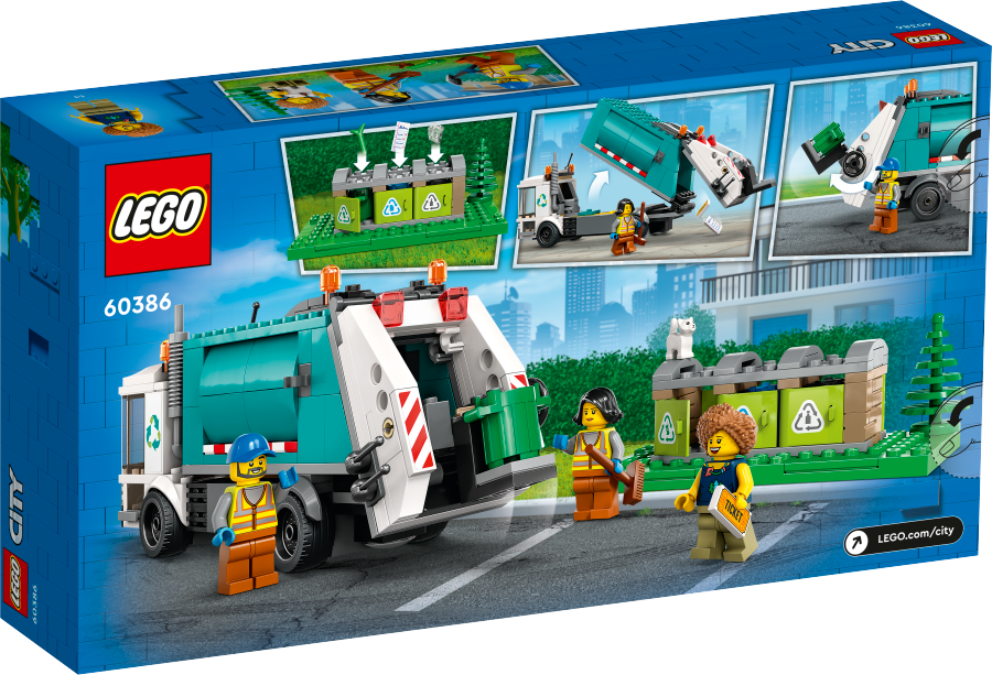 LEGO CITY Ciężarówka recyklingowa 60386