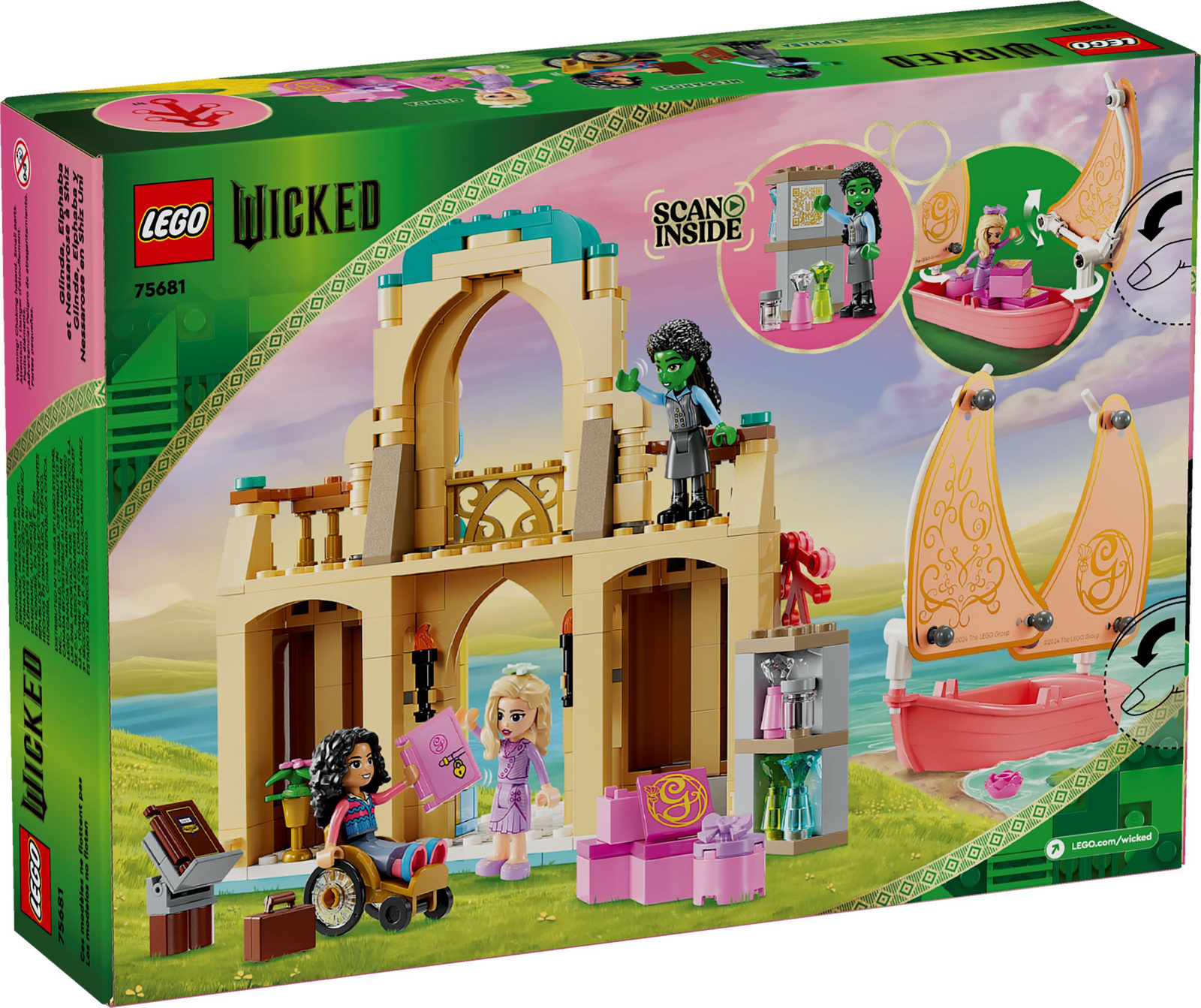 Lego Wicked 75681 Glinda, Elphaba i Nessarose na Shiz University