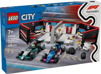 Lego City 60444 Garaż i bolidy Mercedes-AMG i Alpine