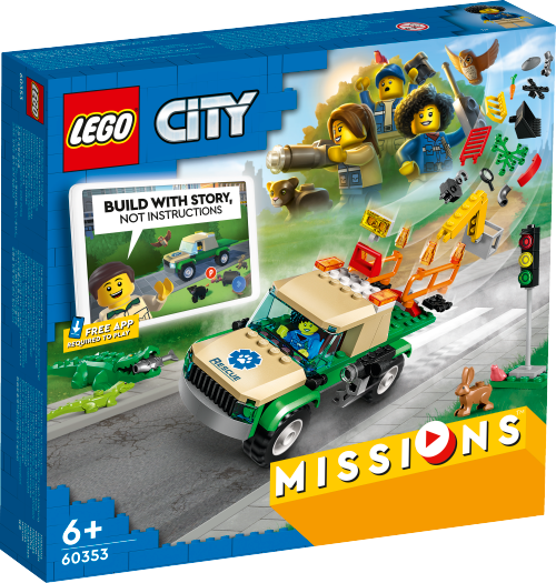 LEGO CITY Misje ratowania dzikich zwierząt 60353