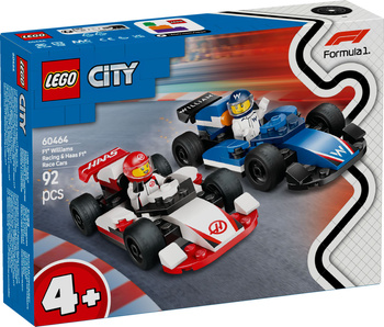 Lego City 60464 F1 Bolidy Williams Racing i Haas F1