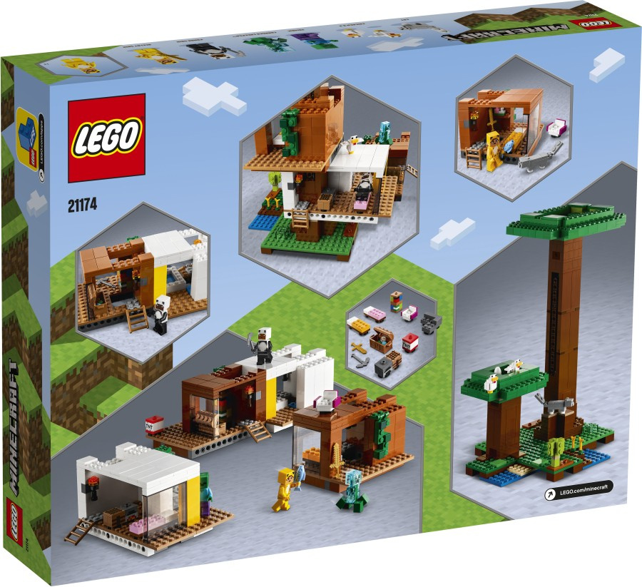 LEGO MINECRAFT  Nowoczesny domek na drzewie 21174