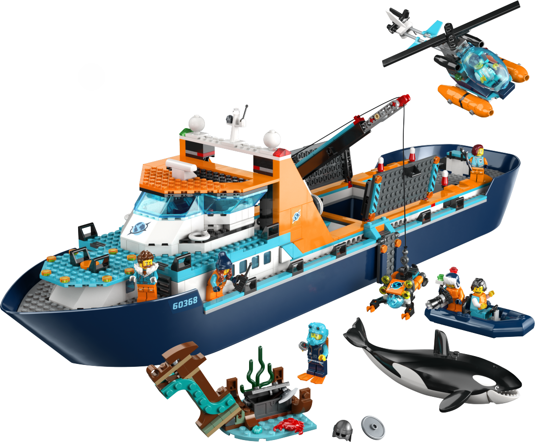 LEGO CITY Łódź badacza Arktyki 60368